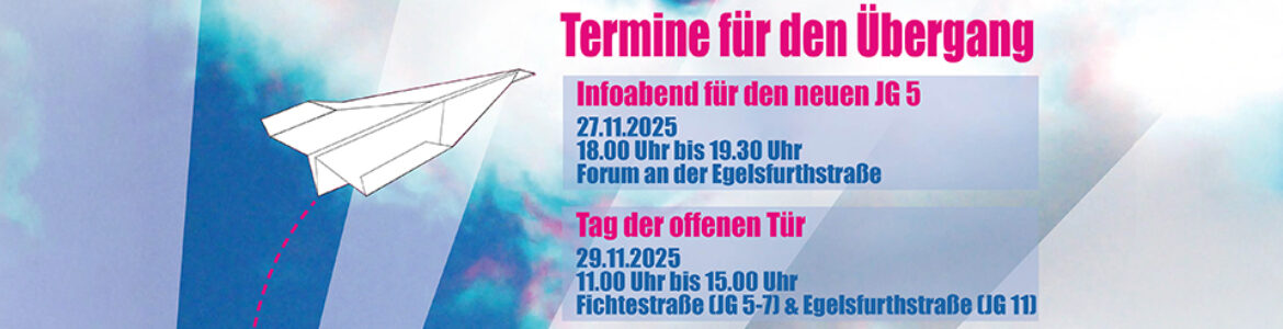 Termine für den Übergang